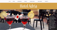 Desktop Screenshot of hoteladriabari.com