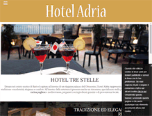 Tablet Screenshot of hoteladriabari.com